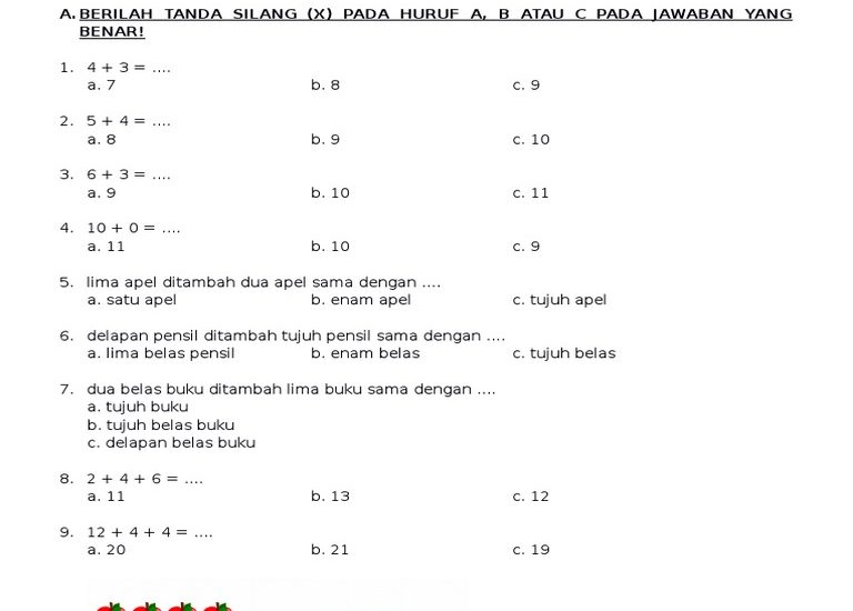 7 Rahasia Nilai Sempurna Latihan Soal Soal Kelas 2 SD Semester 1 Kurikulum 2013 Terbaru