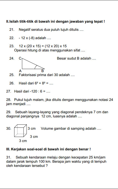 Soal Matematika Kelas 5 Semester 2 - Perumperindo co id Soal Matematika Kelas 5 Semester 2 - Perumperindo co id