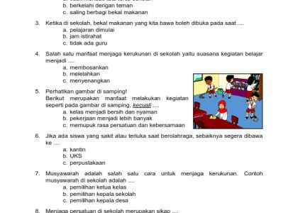 7 Rahasia Nilai Tinggi Belajar Soal Tematik Kelas 2 Tema 1 Hidup Rukun di Sekolah