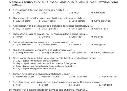 5 Fakta Soal Kelas 4 IPA Semester 1 yang Ternyata Ada di Kunci Jawaban Sumatif