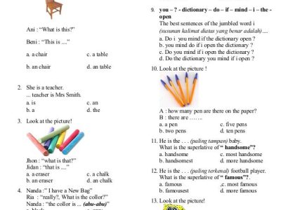 5 Rahasia Cepat Kuasai Contoh Soal Bahasa Inggris Kelas 6 Semester 1 Agar Nilai Sempurna