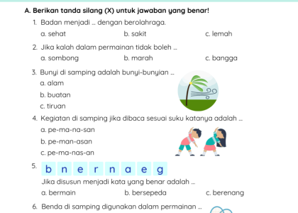 Wajib Tahu 5 Contoh Soal Kelas 3 Tema 6 Subtema 1 dan Pembahasan