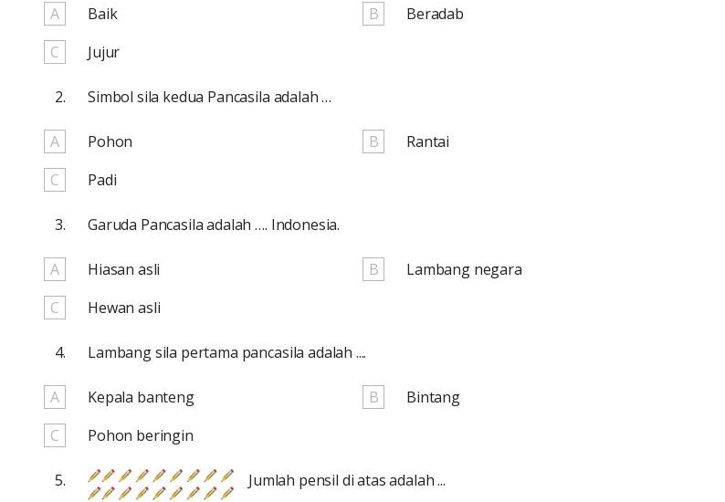 contoh soal kelas 3 tema 6 subtema 2