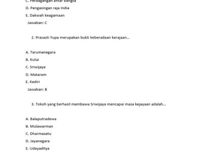 5 Contoh Soal dan Jawaban Sejarah Peminatan Kelas 11 Semester 1 yang Wajib Kamu Kuasai Sebelum Ujian
