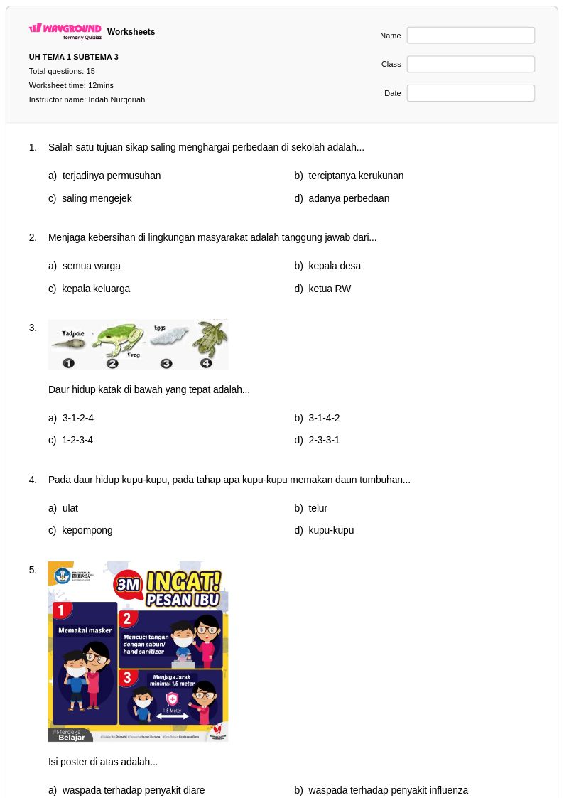 50 lembar kerja Perbedaan untuk Kelas 9 di Wayground Gratis Dapat 50 lembar kerja Perbedaan untuk Kelas 9 di Wayground Gratis Dapat