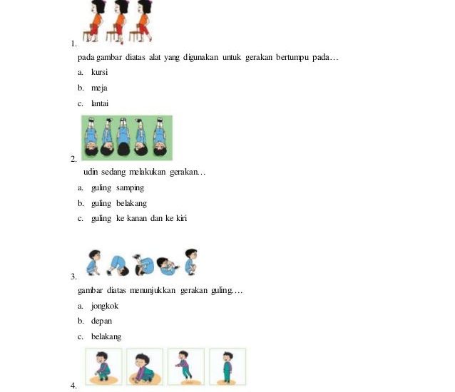 Akhirnya Tersedia! Download Soal Ujian PJOK MI Kelas 4 SD Semester 1 Lengkap 3 Paket Terbaru 2026