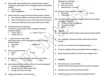 Ternyata Ini 7 Soal PTS Tema 5 Kelas 3 Semester 2 yang Sering Muncul di Ujian