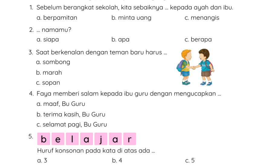Wajib Tahu: 5 Fakta Mengejutkan soal Ulangan Kelas 1 yang Sering Disembunyikan