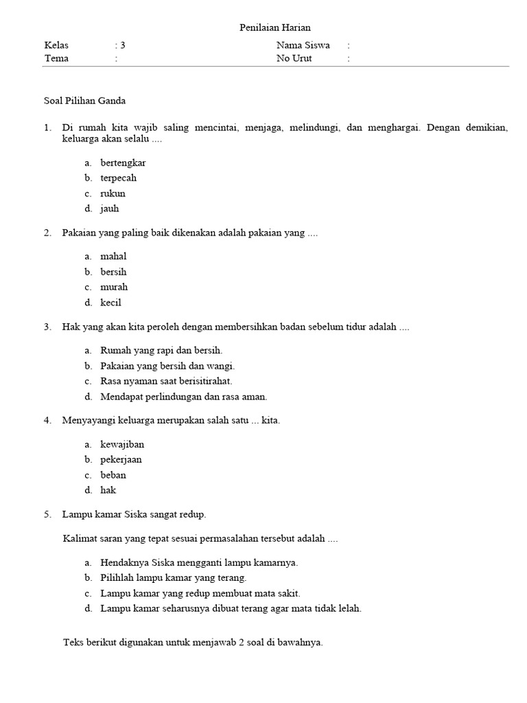 7 Rahasia Menguasai Kumpulan Soal Kelas 3 Tema 4 Subtema 1 yang Wajib Tahu Sebelum Ujian!