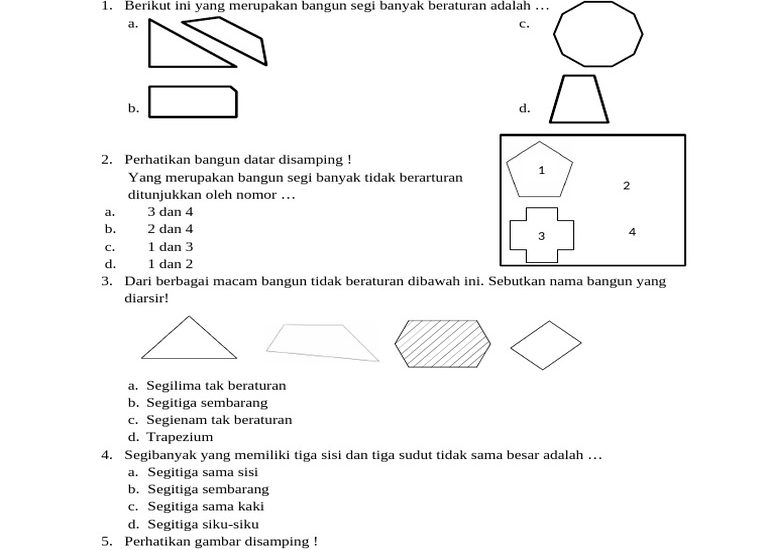 Akhirnya Tersedia Download Soal Ujian Kenaikan Kelas 4 SD KTSP 2019 Word Lengkap dengan Kunci Jawaban