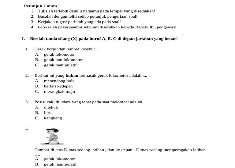 Kumpulan 40 Soal UAS PJOK Kelas 2 Semester 2 Kurikulum Merdeka 2026 Beserta Kunci Jawaban Lengkap