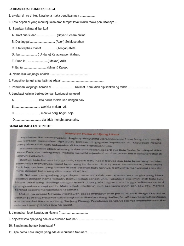 Kumpulan Soal B Indo Kelas 4 SD Kurikulum Merdeka Lengkap Kunci Jawaban Halaman 23 Tugas Menyimak