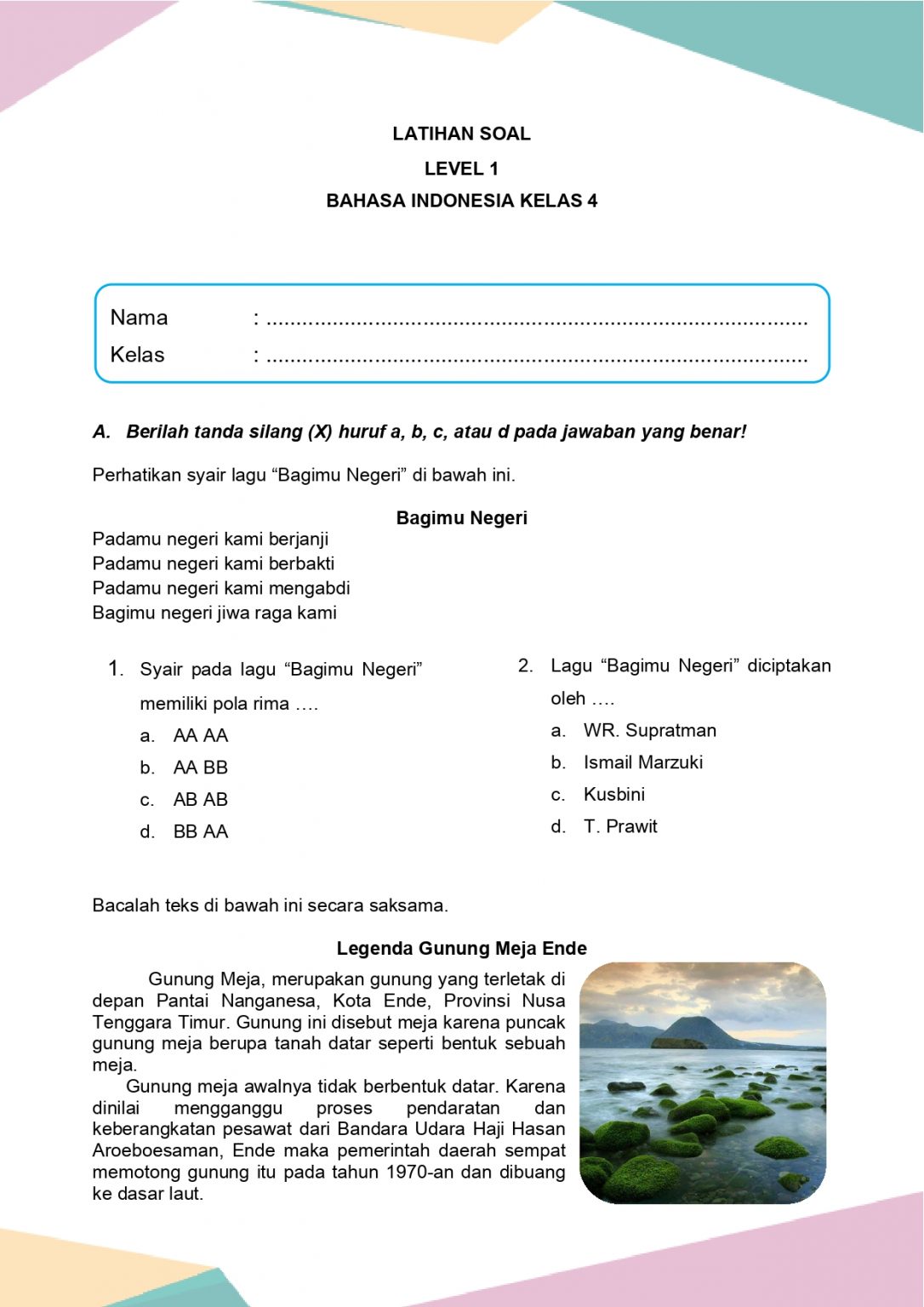 Kumpulan Soal Bahasa Indonesia Kelas 4 Tematik Terbaru: 6 Tipe Soal Wajib Dikuasai Sebelum Ulangan Akhir Semester