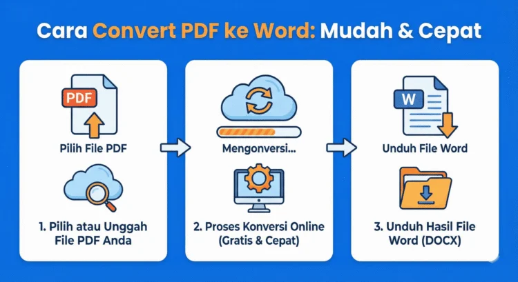 Terbukti 5 Langkah Mudah Mengubah File PDF ke Word Agar Bisa Diedit Sebelum Deadline Tiba