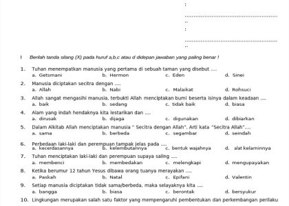 Ternyata Ini Dia Kunci Sukses Hadapi Ujian Akhir: Download Soal UKK Agama Katholik Kelas 4 Lengkap dengan Pembahasan