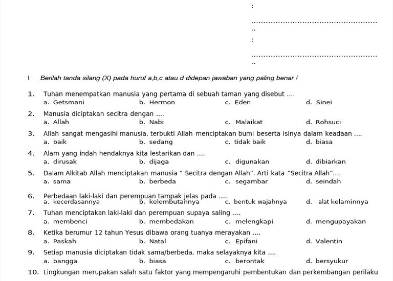 Ternyata Ini Dia Kunci Sukses Hadapi Ujian Akhir: Download Soal UKK Agama Katholik Kelas 4 Lengkap dengan Pembahasan