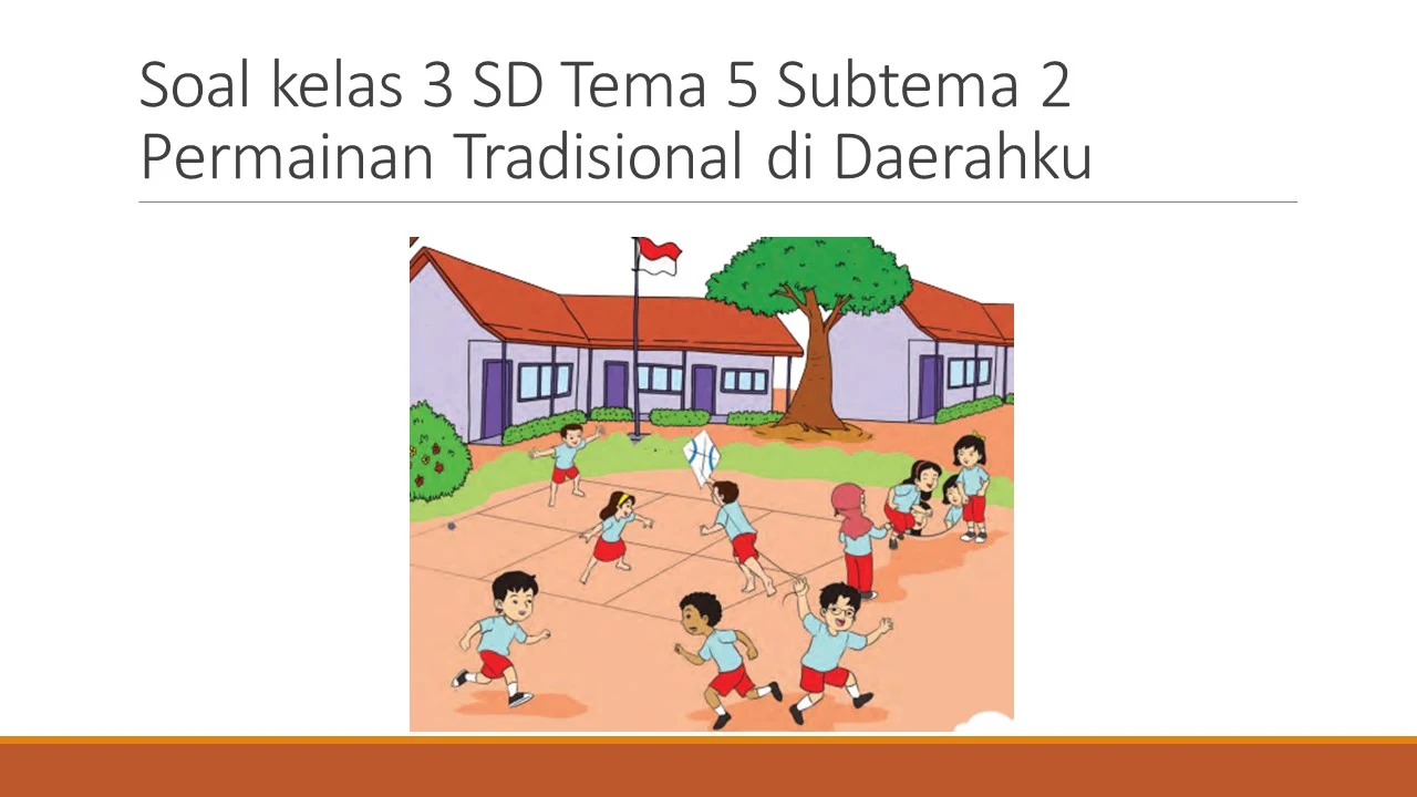 Ternyata Ini Kumpulan Soal Kelas 3 Tematik Tema Permainan Tradisional yang Wajib Dicoba!
