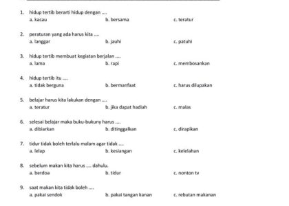 Wajib Tahu 5 Contoh Soal PKN Kelas 1 Semester 2 yang Sering Muncul di Ujian 2026