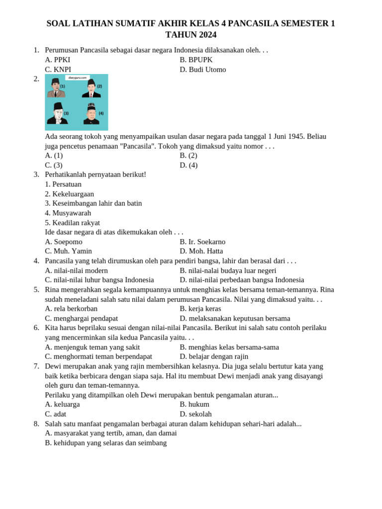 Ternyata Ini Bocoran Soal Bahasa Matematika Kelas 1 SD Semester 2 Paling Akurat